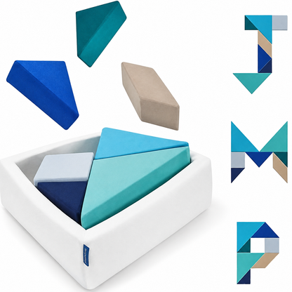 Kids 'Tangram' Puzzle Sofa