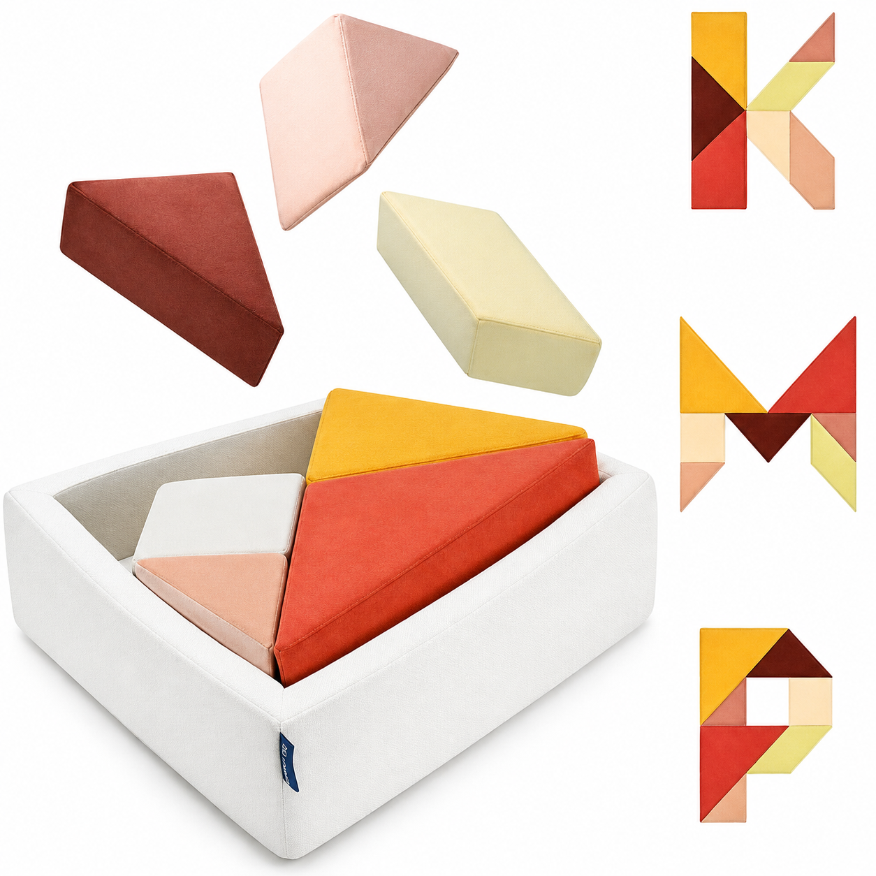 Kids 'Tangram' Puzzle Sofa